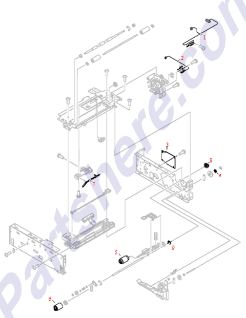 RU5-0088-000CN HP printer parts and toner at Partshere.com